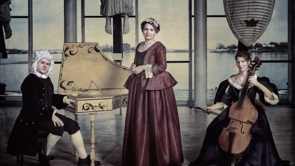 Vox Musarum: Marco Bonacci, cembalo, Noora Karhuluoma, sopran, Hanna Thiel, viola da gamba.