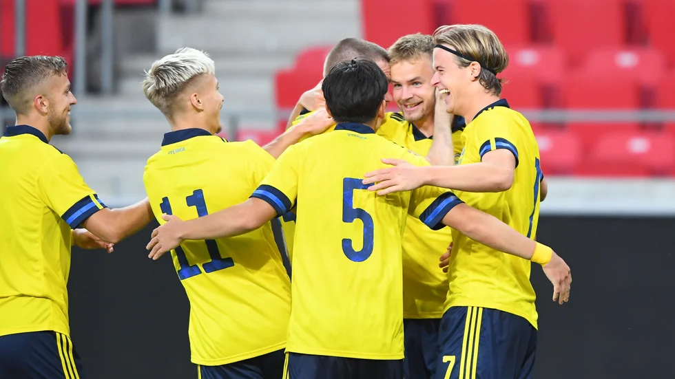 U21-landslagsduon Armin Gigovic och Pontus Almqvist debuterade i dag för sitt nya ryska lag Rostov. Arkivbild.