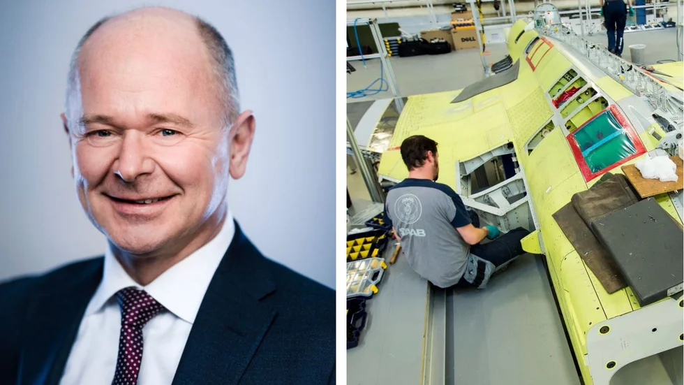 Saabs vd, Micael Johansson, tvingades på måndagen gå ut med en vinstvarning. 