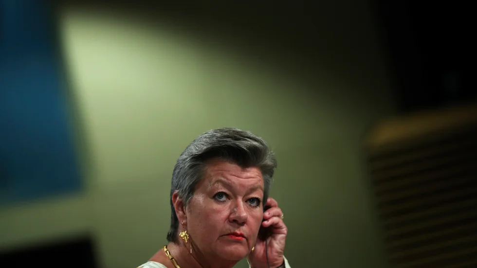 Tidigare arbetsmarknadsministern Ylva Johansson (S) säger att hon bad Arbetsförmedlingen analysera konsekvenserna av att lägga ned 132 kontor före beslut. Men generaldirektören lyssnade inte och det behövde han heller inte, enligt Johansson. Arkivbild.