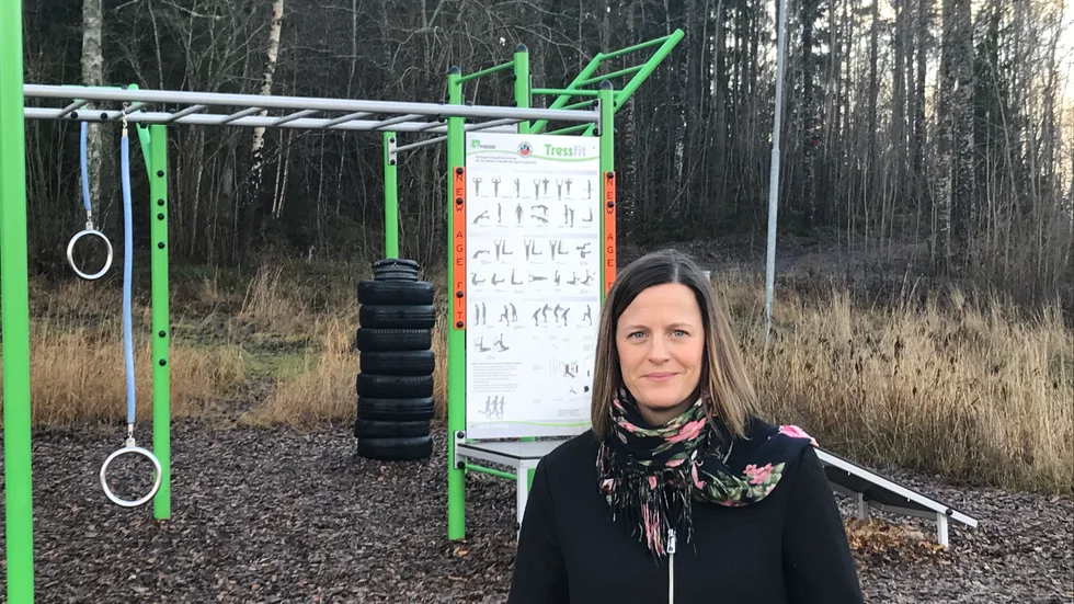 Utegymmet är en del av de förbättringar av Mårsängsområdet som kommunen, i samförstånd med byalaget, gjort de senaste åren.