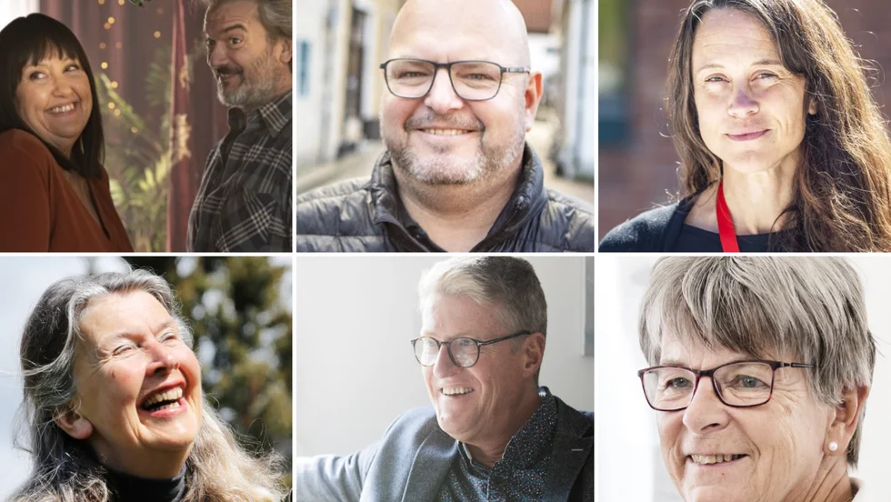 Babben Larsson, Magnus Olsson, Maria Amér, Marita Jonsson, Christer Bruzelius och Inger Harlevi.