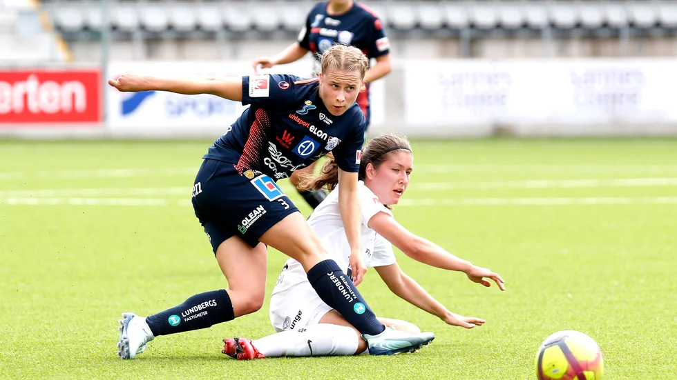 Johanna Alm spelade 20 matcher för LFC i sin debutsäsong i klubben. Nu har hon förlängt sitt kontrakt över 2023.