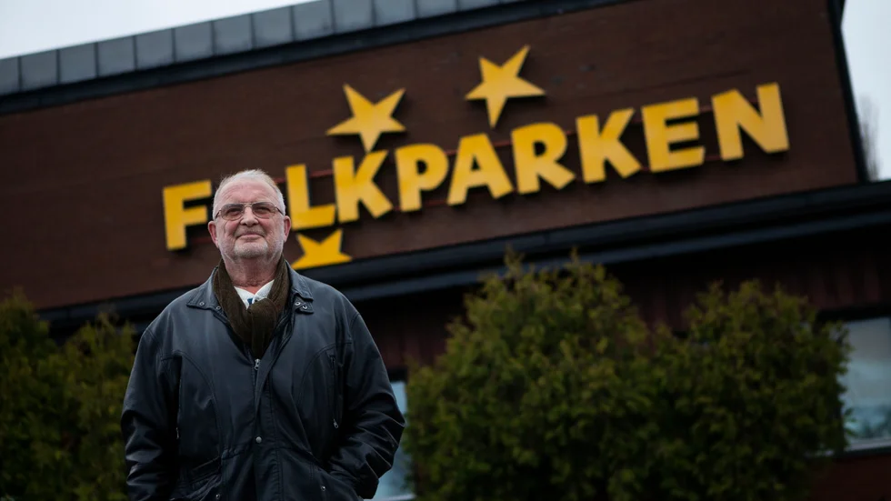 Inge Andersson gör här i december 2020 sitt första besök i parken på nästan 20 år.