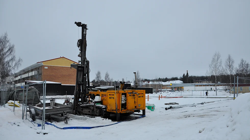 Här kommer Bodenbos nya hyreshus stå klart sommaren 2021. Just nu pågår bygget för fullt.