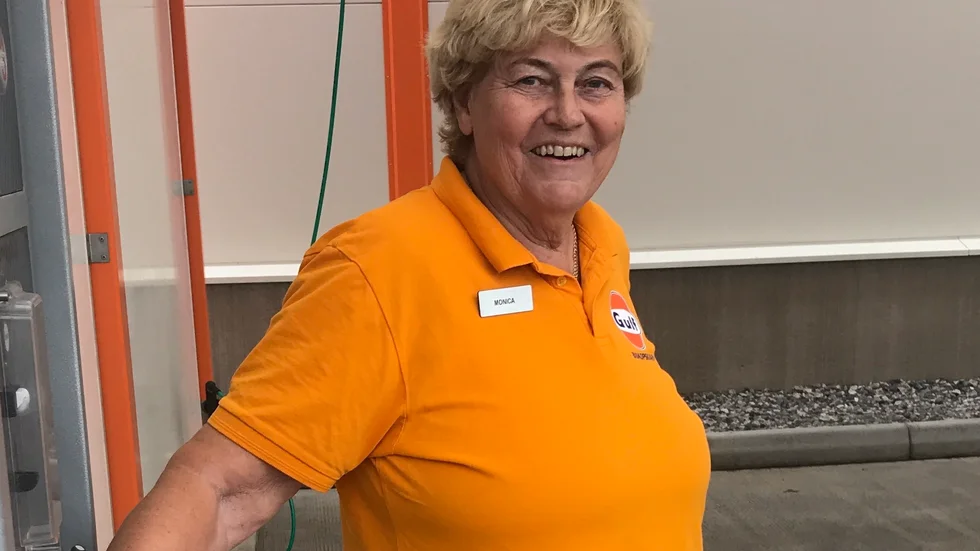 "Vi tror på HVO", säger Monica Zentio driver Gulf i Biskopskvarn.