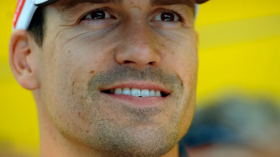 Dani Sordo, Spanien, tog hem VM-rallyt på Sardinien. Arkivbild.