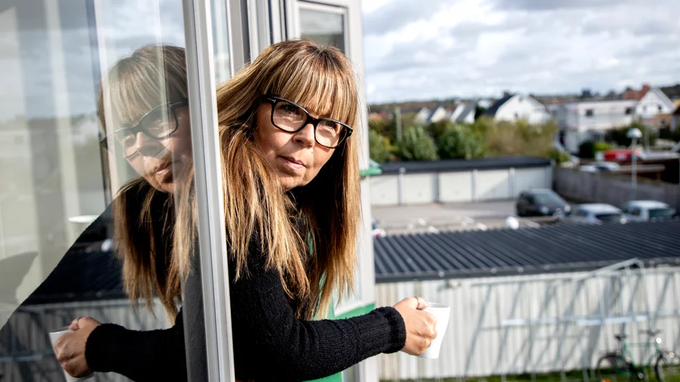 Annika Hellberg i Varberg är en av landets långtidssjuka efter förmodad covid-19.