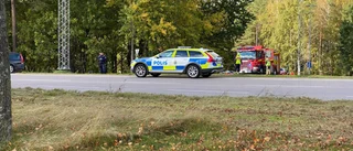 Personbil påkörd bakifrån i rondell