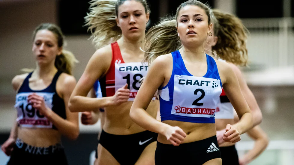 Alice Magnell Millan tog brons på 800 meter i inomhus-SM under lördagseftermiddagen.