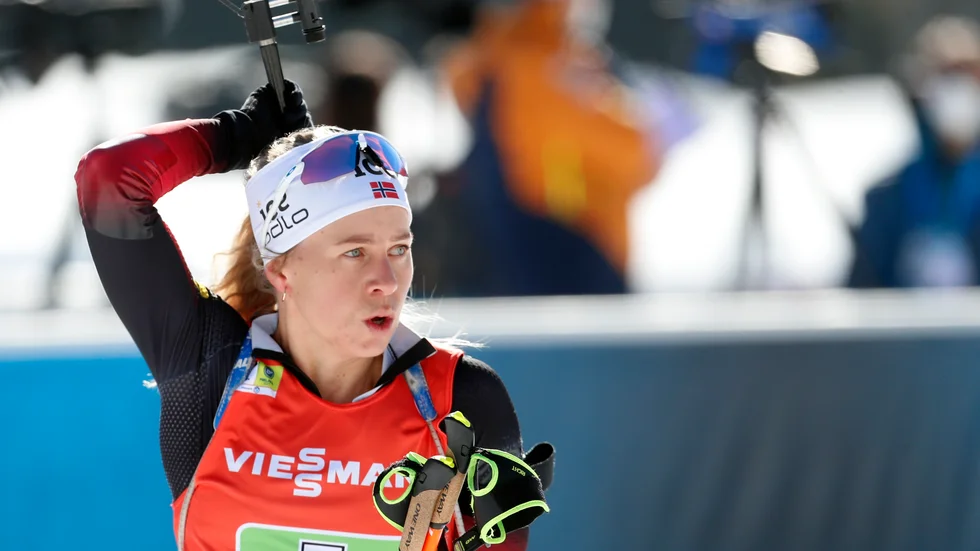 Tiril Eckhoff tog sin femte medalj – och fjärde guld – under VM i Pokljuka.