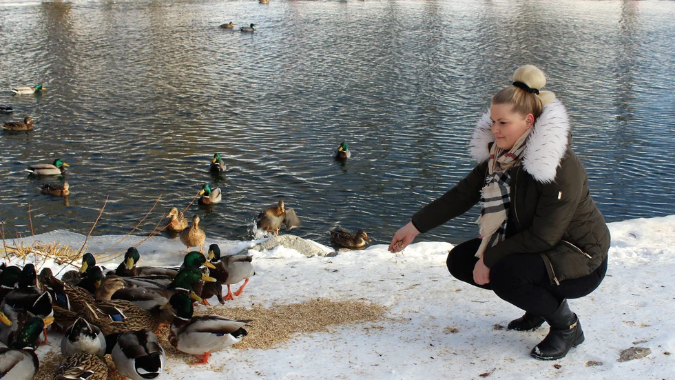 Johanna Rodin känner igen vissa andfåglar. 