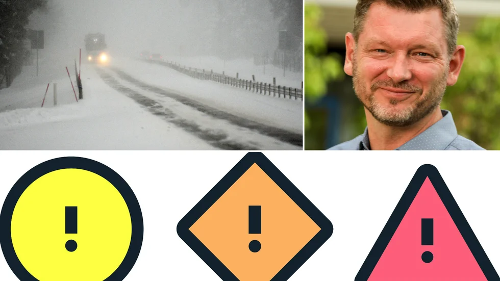 "Lokala vädret får större utrymme i det nya varningssystemet", säger Fredrik Linde som är chef för SMHI:s prognos- och varningsverksamhet.
