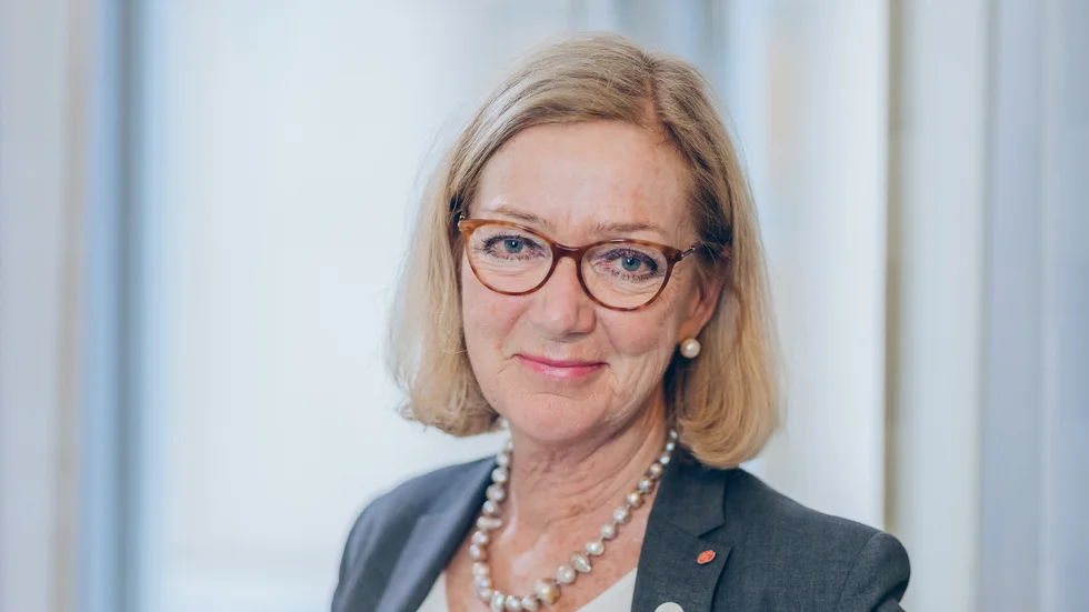 Anna-Lena Sörenson, ordförande för Socialdemokraterna i Östergötland.