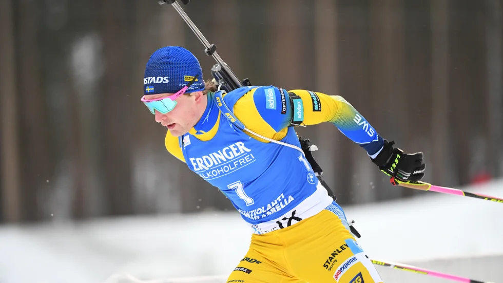 Piteå Skidskytteklubbs Jesper Nelin nådde plats 28 coh 32 under helgens världscuptävlingar.