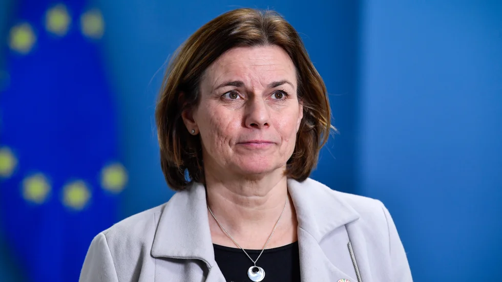 Miljö- och klimatminister Isabella Lövin (MP)