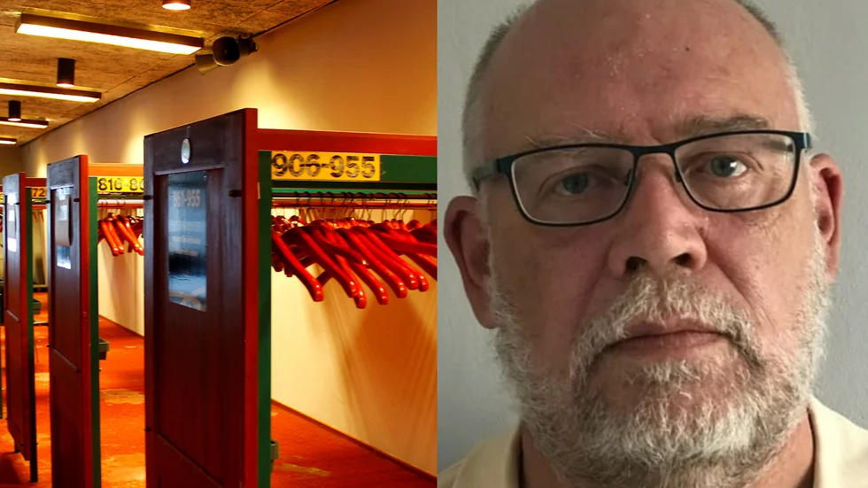 Micael Pucari arbetade i garderoben i Motala Folkets Park som ung. Bilden är ett montage.