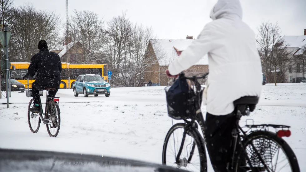 Flera som kommit in till akuten har cyklat omkull.