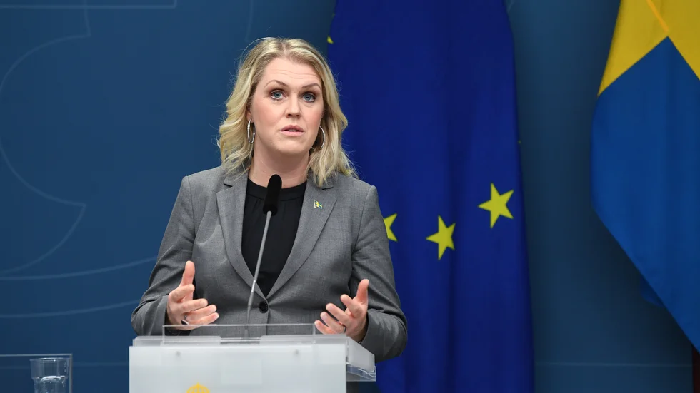 Socialminister Lena Hallengren (S).