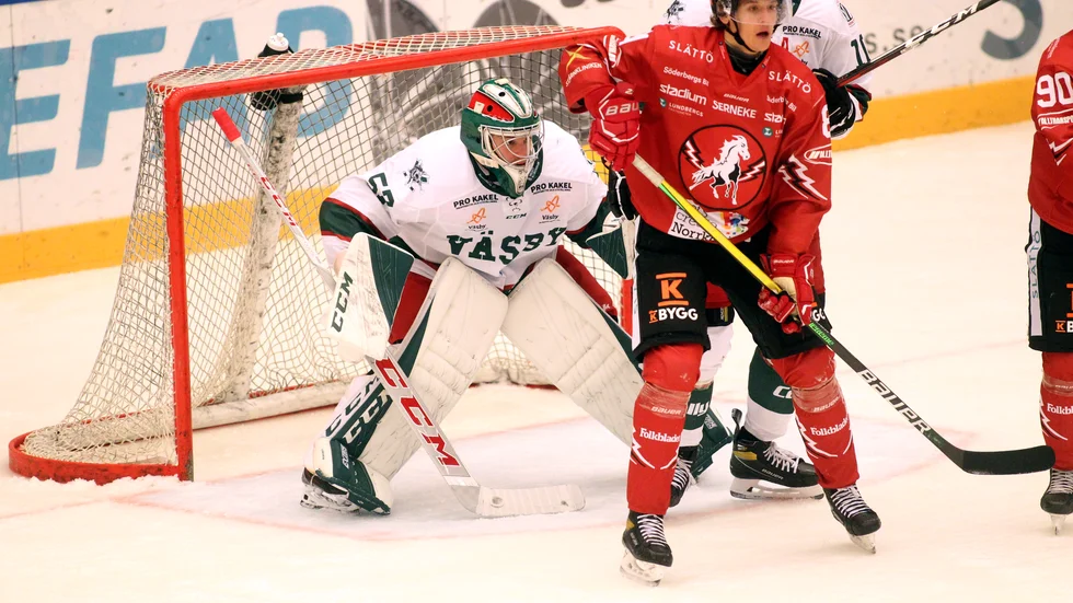 Erik Borg vräkte in poäng i hockeyettan innan han kom till Vita Hästen.