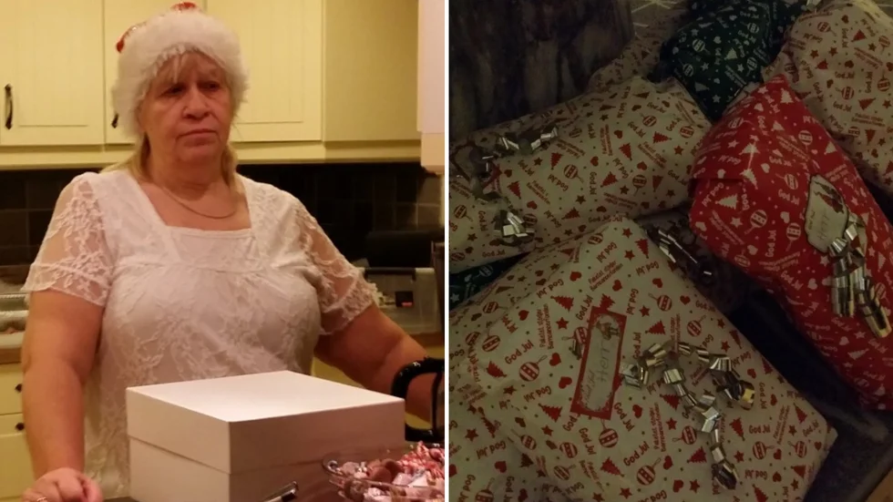 Lillemor Nordström förbereder för årets julfirande. På annandag jul kommer hon och hennes dotter åka ut med julklappar, mat och godis till dem som inte har någon att fira med.