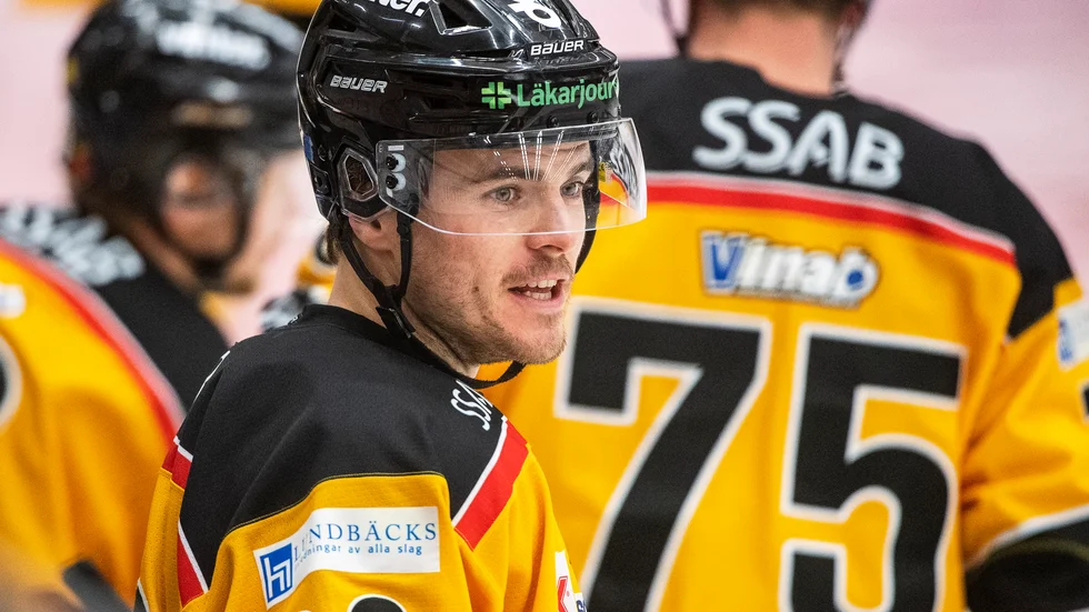 Luleå Hockeys backtuffing Oscar Engsund.