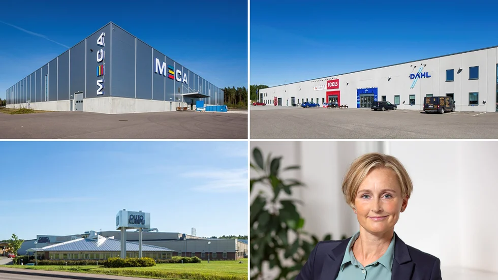 Nyfosa har sålt en logistikportfölj för 2,1 miljarder kronor. I Eskilstuna äger Nyfosa tre lagerlokaler, en på Svista Lagerväg 8, upp till vänster, Bredängsgatan 55-57, upp till höger, Abrahamsons väg 2, ned till vänster. På bild Stina Lindh Hök.
