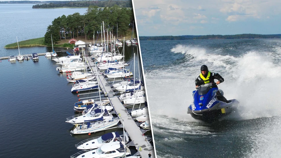 Antalet vattenskotrar har ökat mycket på Mälaren. Kustbevakningen använder själva en vattenskoter. Fördelarna är att den drar upp lite svall och är snabb för att hinna ikapp fartsyndare.