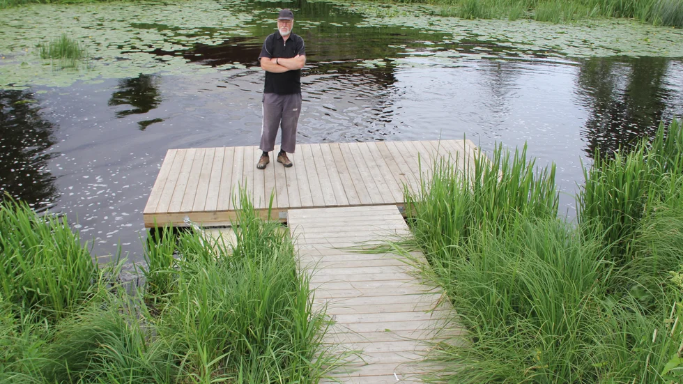 Nu ska man kunna paddla hela vägen från Tämnaren till Östersjön med lite hjälp. Totalt handlar det om drygt fem mils paddling på Tämnarån. Rolf Lindberg från Strömsbergs samarbetskommitté har deltagit i arbetet.