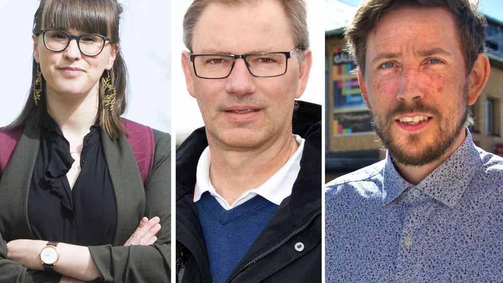 MP hotar med regeringskris om S inför volymmål i migrationspolitiken. På bilden: Paulina Koskenniemi, Luleå, Sven Nordlund, Kalix och Henrik Ölvebo, Gällivare, partiets företrädare i Norrbotten. 