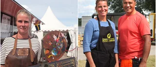 Två kulinariska världar har rullat in på Visholmen i Strängnäs