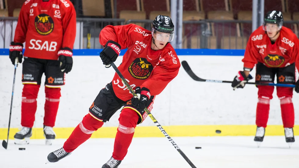 Filip Hållander kommer spela Luleå Hockeys träningsmatch mot Skellefteå under torsdagen. 