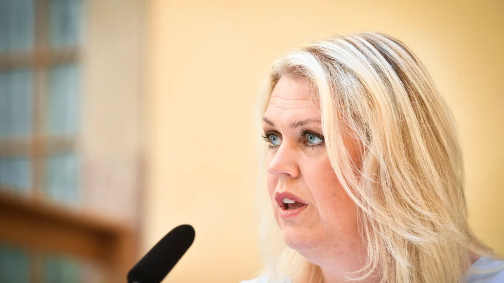 Socialminister Lena Hallengren (S).