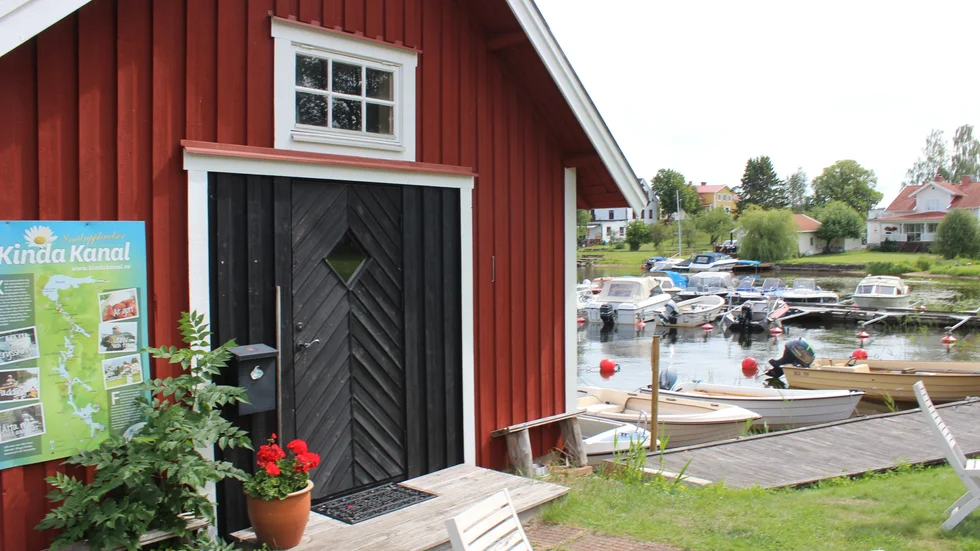 Ett vikingaskepp kommer också vara på plats i hamnen i Hycklinge. "Det är ett roligt inslag", säger Kristina Westin.