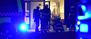 Stort pådrag vid outletbutik efter larm om explosion