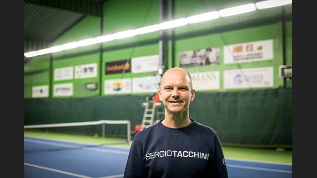 Jesper Carlander, styrelseordförande i Trosa-Vagnhärad tennisklubb. 