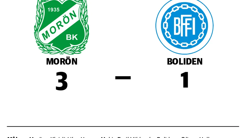 Morön BK 2 vann mot Bolidens FFI/SFF 2