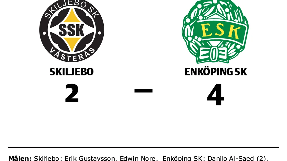 Skiljebo SK förlorade mot Enköpings SK FK