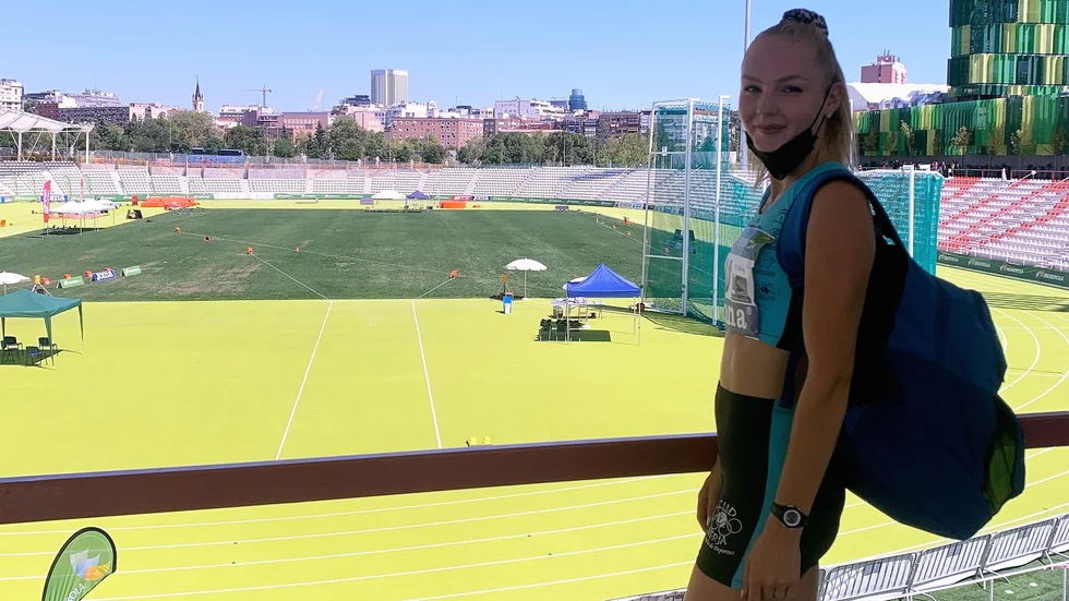 Ellen Eklund är tillbaka i Spanien och har börjat tävla i friidrott. 