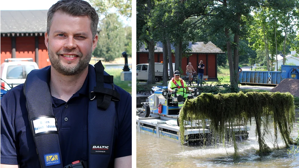 Björn Reinholdsson, kanalbolagets driftchef i Östergötland.