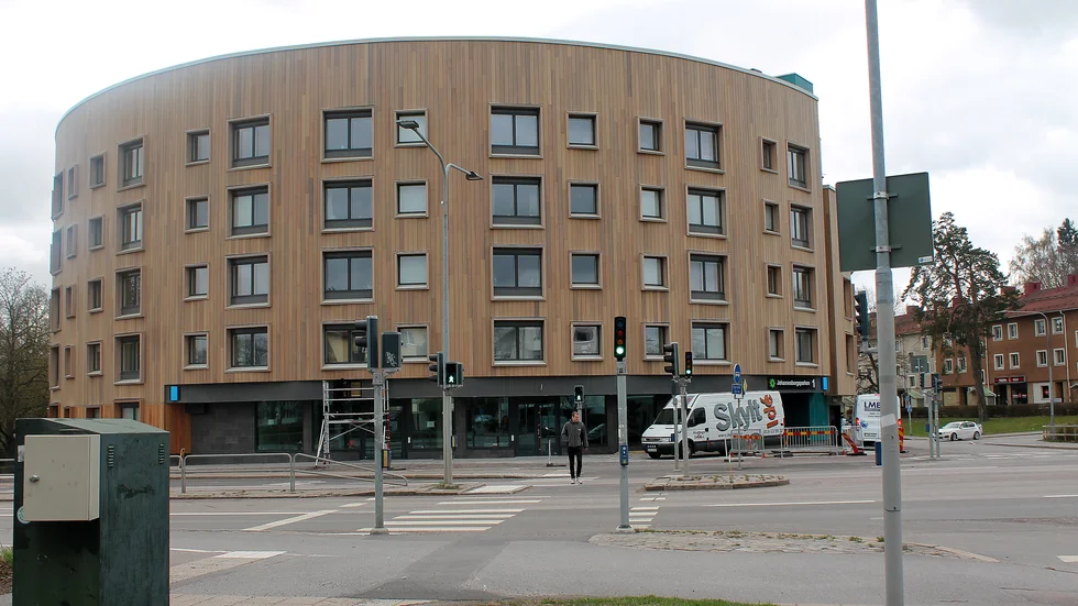 Valla berså, vid Malmslättsvägen, är ett de trähus som byggts i Linköping under senare år.