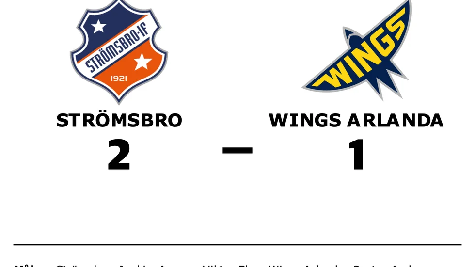 Strömsbro IF vann mot Wings HC Arlanda
