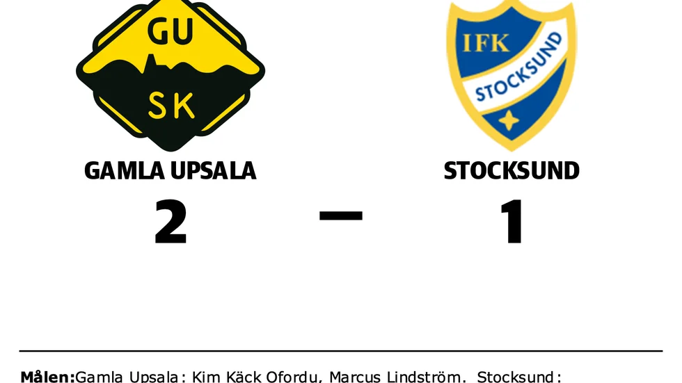 Gamla Upsala SK vann mot IFK Stocksund
