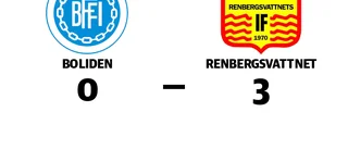 Renbergsvattnet ny serieledare efter seger