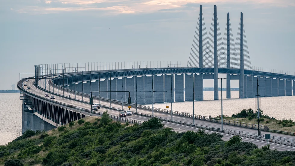Trafiktappet på bron var som allra störst mellan mitten av mars och mitten av april. Arkivbild.