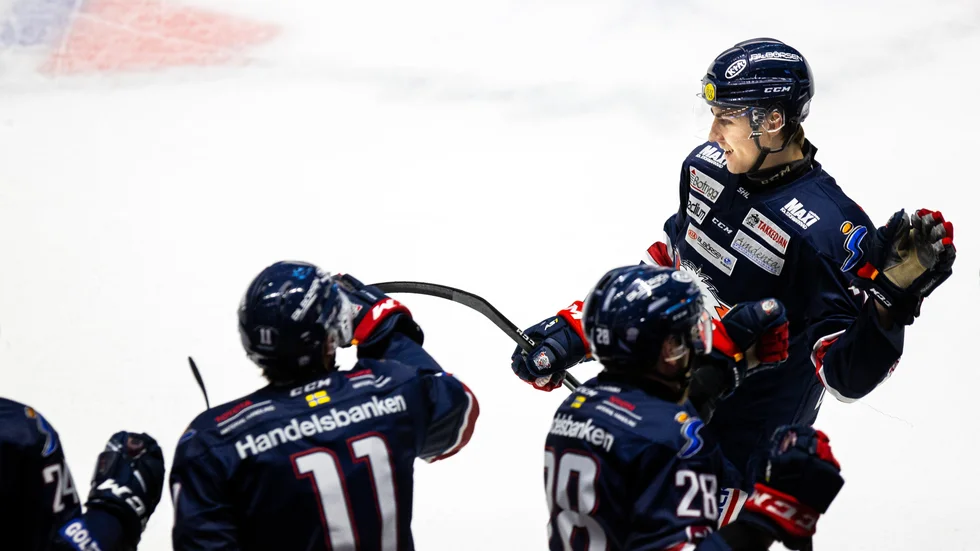 Daniel Ljungman gjorde sitt första SHL-mål mot Oskarshamn. 
