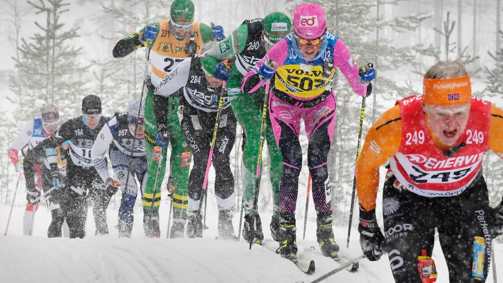 En bild från årets Vasalopp. Arkivbild.