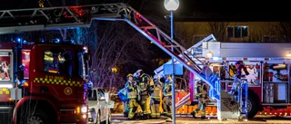 Elfel bakom brand - "Känns bra att huset räddas"