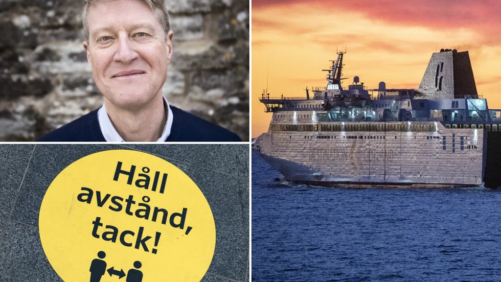 Christer Bruzelius uttalar sig om julresandet. 