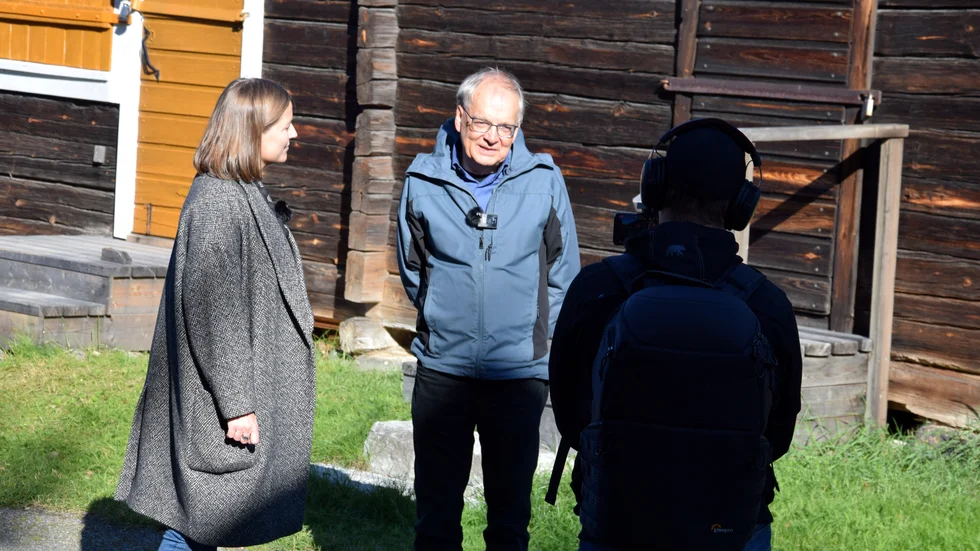 Lokalhistorikern Ulf Lundström berättar om Bonnstans historia. Utfrågare är Skellefteå kommuns marknadschef Helena Renström.